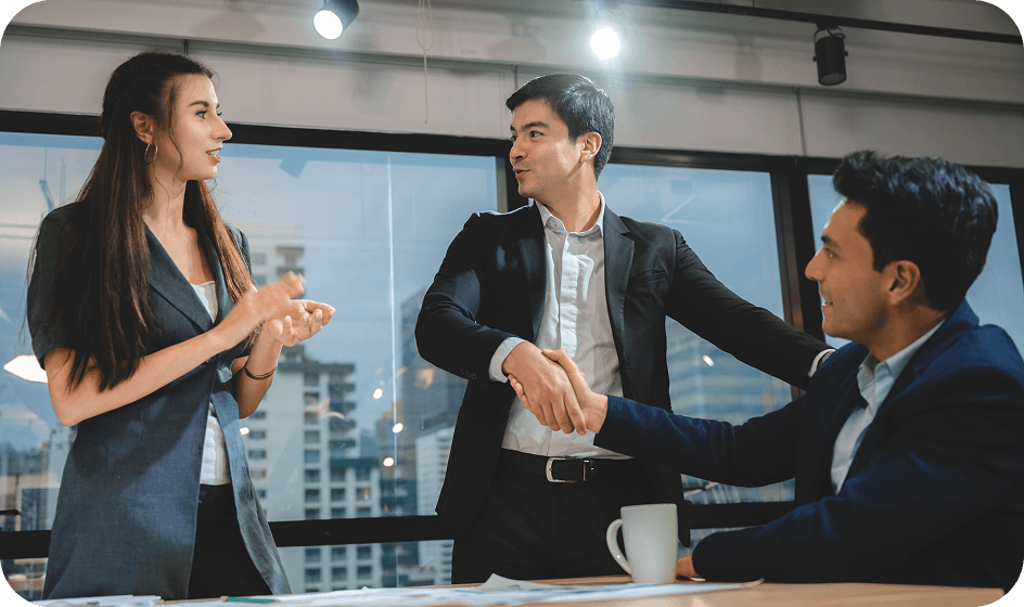 Consultants collaborating with Artech clients