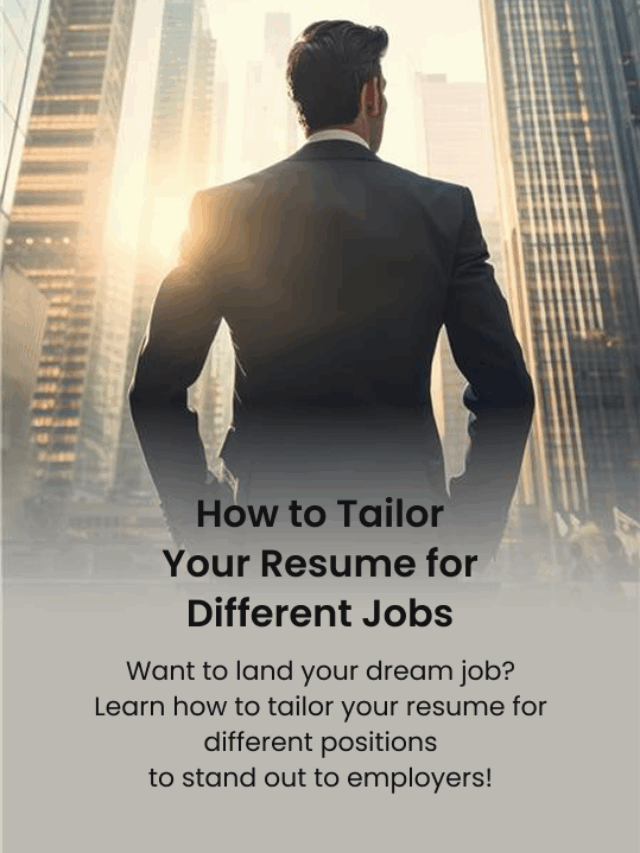 How to Tailor Your Resume for Different Jobs | Artech